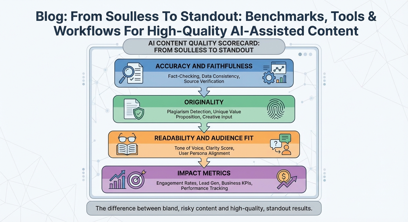 Ai assisted content quantitative quality benchmarks