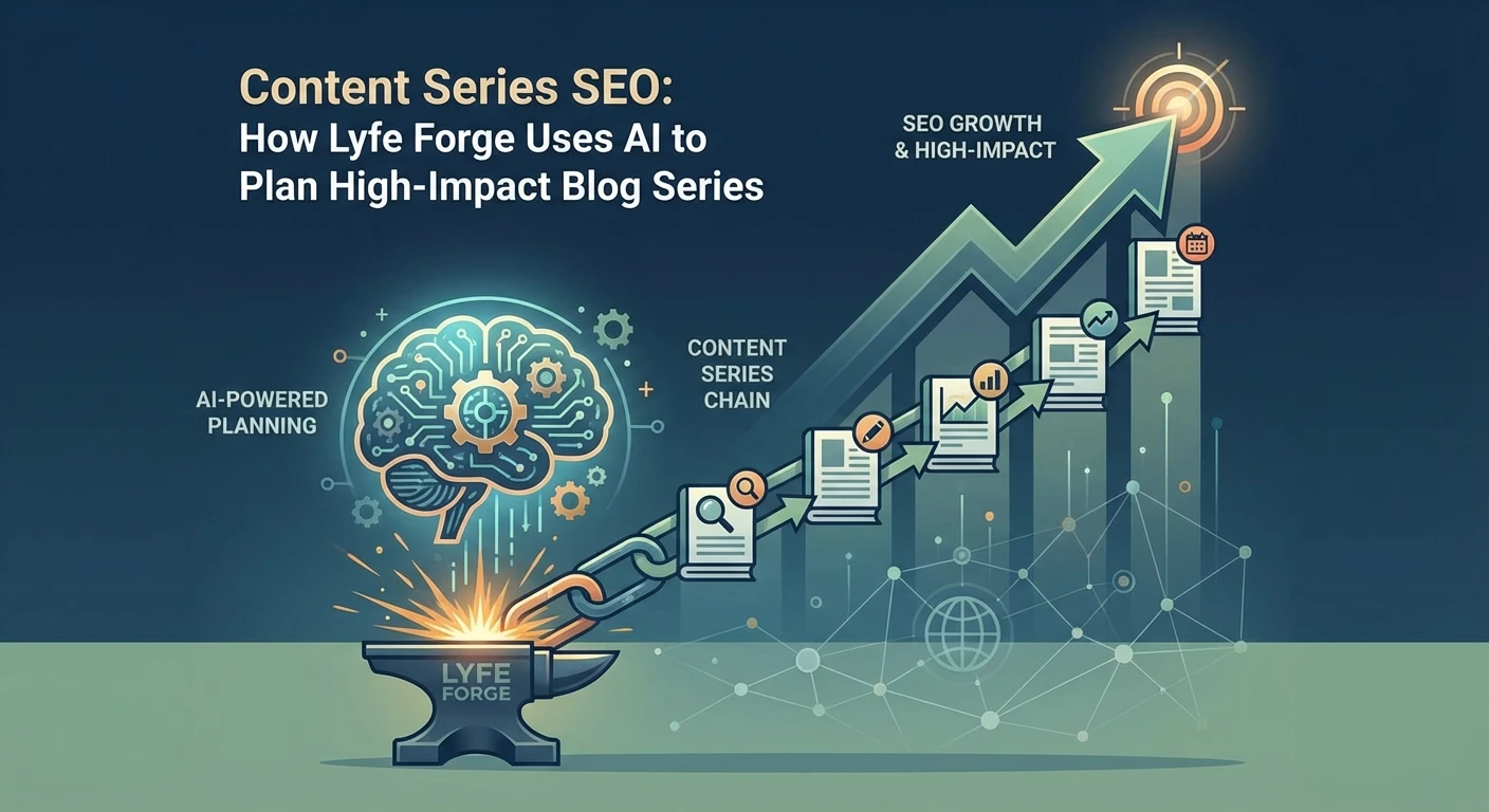 Content Series SEO with AI for Lyfe Forge